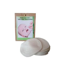 Baby Pads, lkre blde bambus, genanvendelige